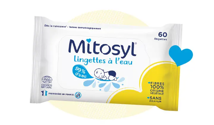 Mitosyl lingettes à l'eau